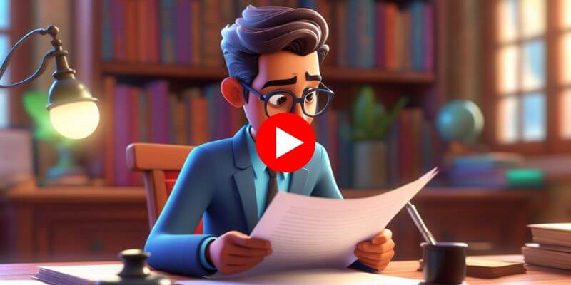 Advogado trabalhista interpretando um documento jurídico